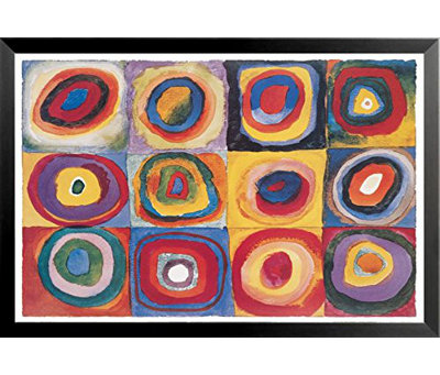 " Colour Study Squares " by Wassily Kandinsky