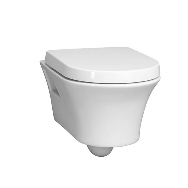 Cossu Dual-Flush Elongated Wall-Mount Toilet (Seat Included)