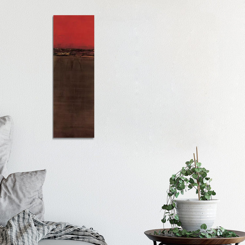 For Scene I by Sarah Stockstill - Wrapped Canvas Panoramic Painting, 30.48 cm H x 91.44 cm W x 1.91 cm D