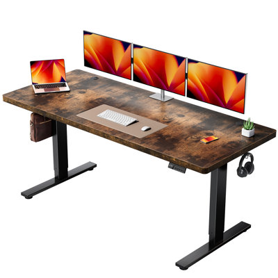 Standing Desk – 1" Thickened Desktop & Heavy-duty Frame, Adjustable Height Electric Desk With Memory Controller