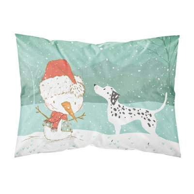 Taie d’oreiller de noël bonhomme de neige