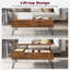 Darlene Lift Top Four Leg Coffee Table with Storage