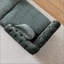 Chaise longue d'intérieur en chenille de 81 po avec coussins et motif Guesno-111702964