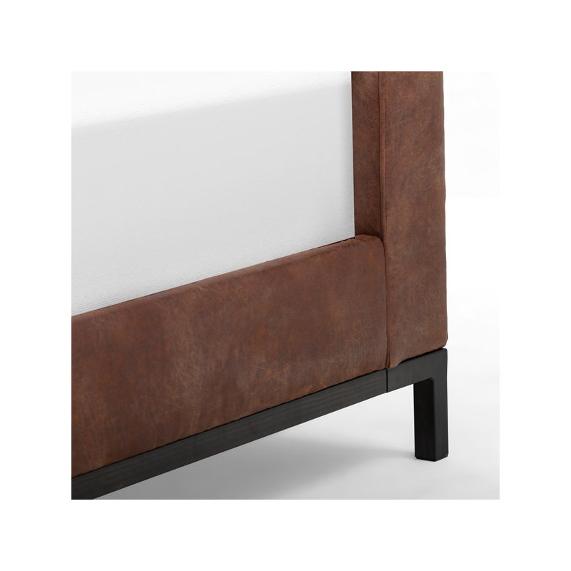 Newhall Upholstered Wingback Bed, King