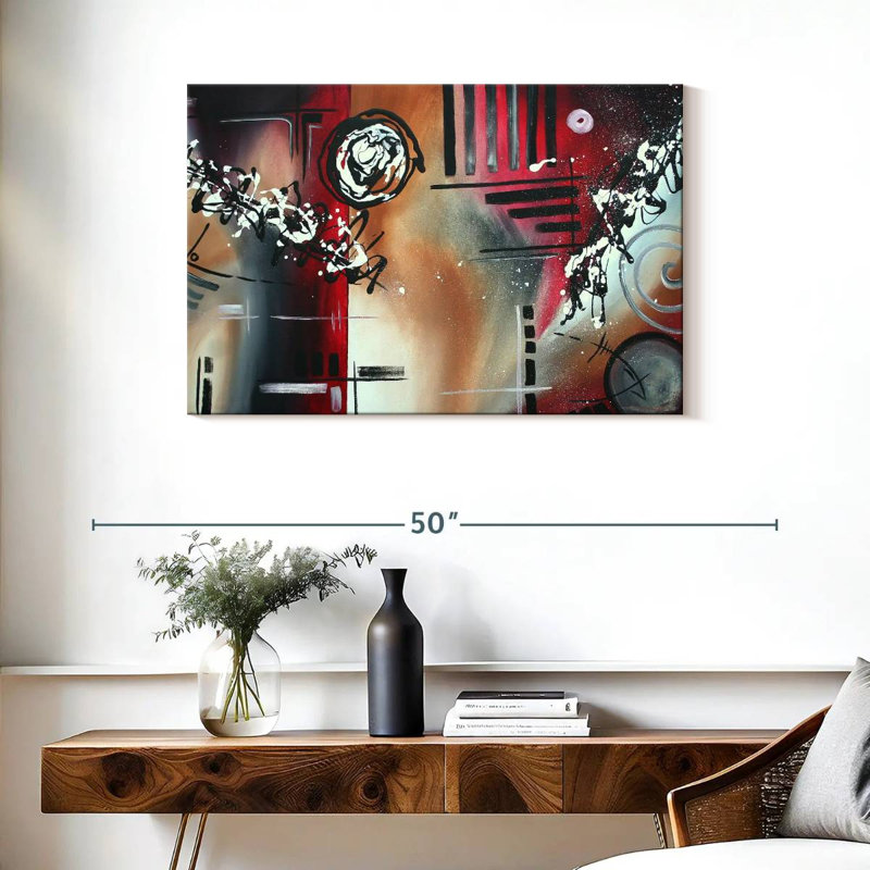 Avery Red Divinity, 24" H x 36" W