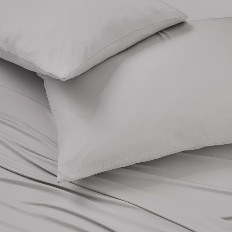 Bedgear Ver-Tex Pillowcase Set - 2 Piece - Instant Cooling Technology - Breathable, Queen Pillowcase, Light Gray
