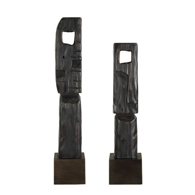 Uttermost Cipher Black Wood Totems Set/2