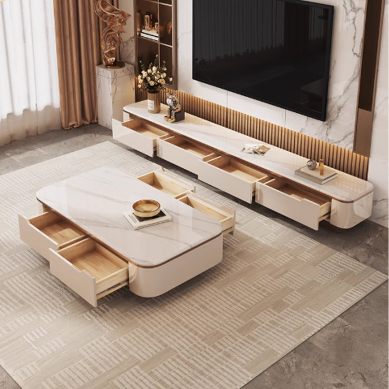 Table basse Luxury, H 16,5 po x L 59 po x l 31,4 po