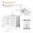 48" Single Bathroom Vanity with Engineered Marble Top-107663204-107663211-107663213
