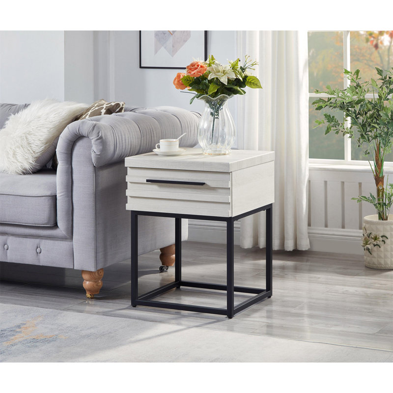 Table de bout Celestial, Blanc