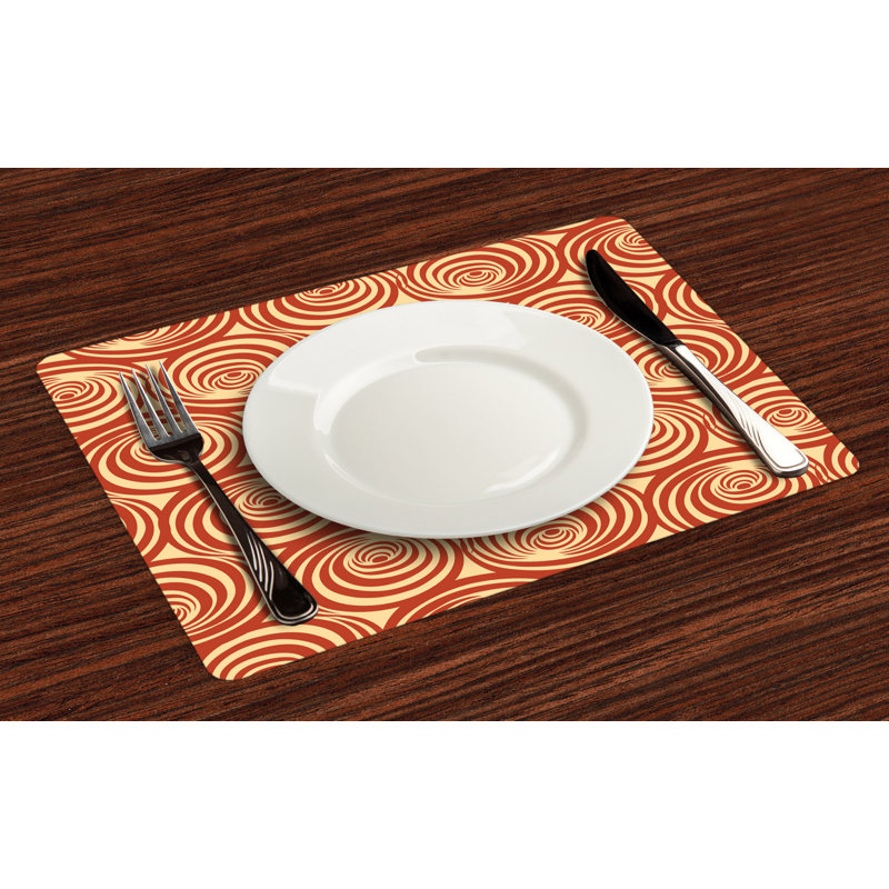 Polyester Geometric Rectangle Placemat