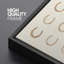 «Lucky Horseshoe Minimal Motif» en beige neutre-123831218-123831219