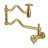 Kingston Brass Fuller Two-Handle 1-Hole Wall Mount Pot Filler Faucet-100170083