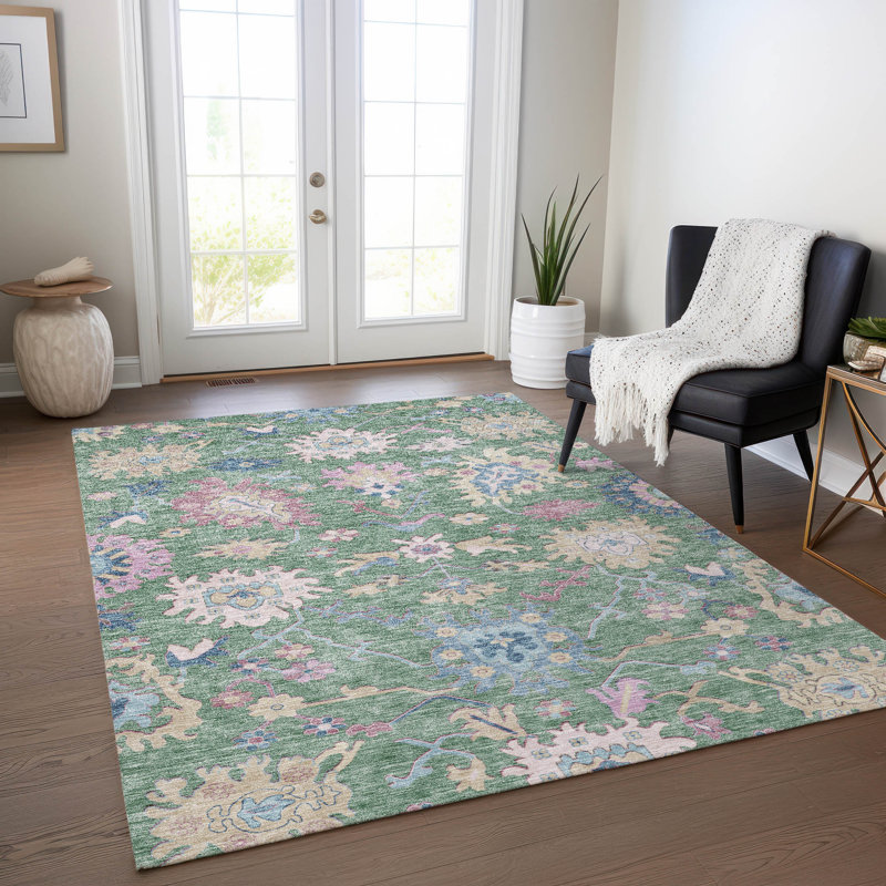 Tapis intérieur / extérieur lavable à la machine Cicel ACN1154, Rectangle 5 pi x 7 pi 6 po