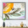 Multicolor Abstract Plant Petals Framed On Canvas Print