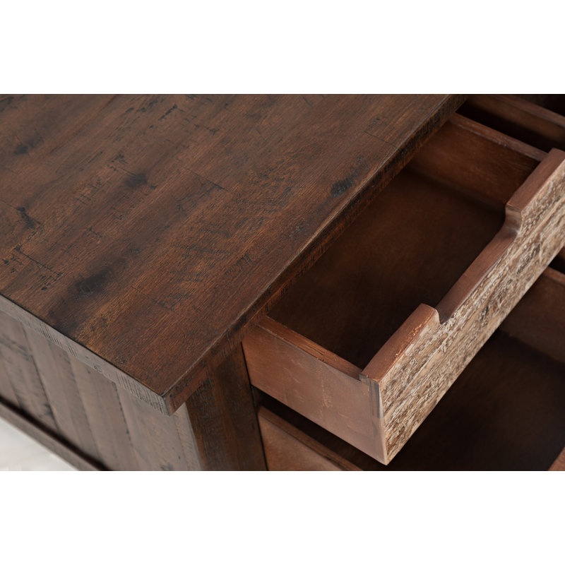 Gurbaaz Solid Wood Top Single Coffee Table