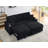 80" Loveseats Sofa With Ottoman-772832365
