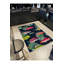 Tapis décoratif moderne multicolore lavable à la machine-1841360306