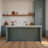 Creative Retro Stylish Kitchen Island Suitable for Kitchen Family Rooms Dining Spaces