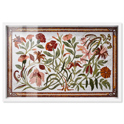 «Nouveau Garden Vintage Floral Art Shadowbox» par Art Remedy