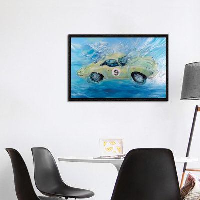 Porsche No. 9 by Marcello Petisci - Print on Canvas