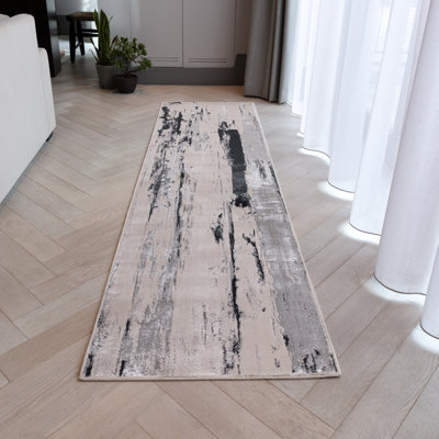 Aurora AU10 Glacier Metallic Beige/Charocal Area Rug