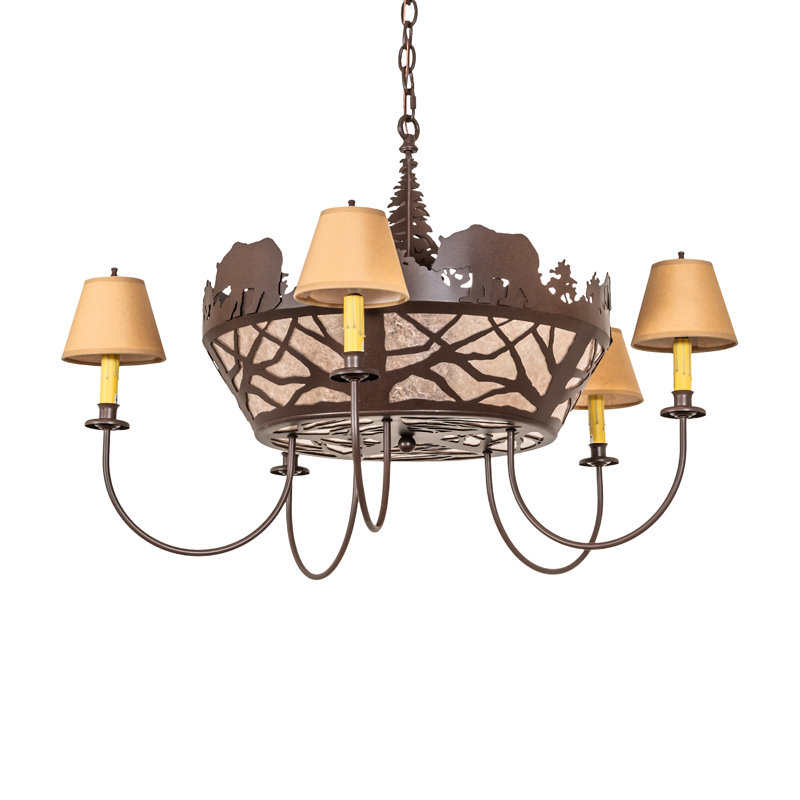 Rustic Lodge 8 - Light Chandelier