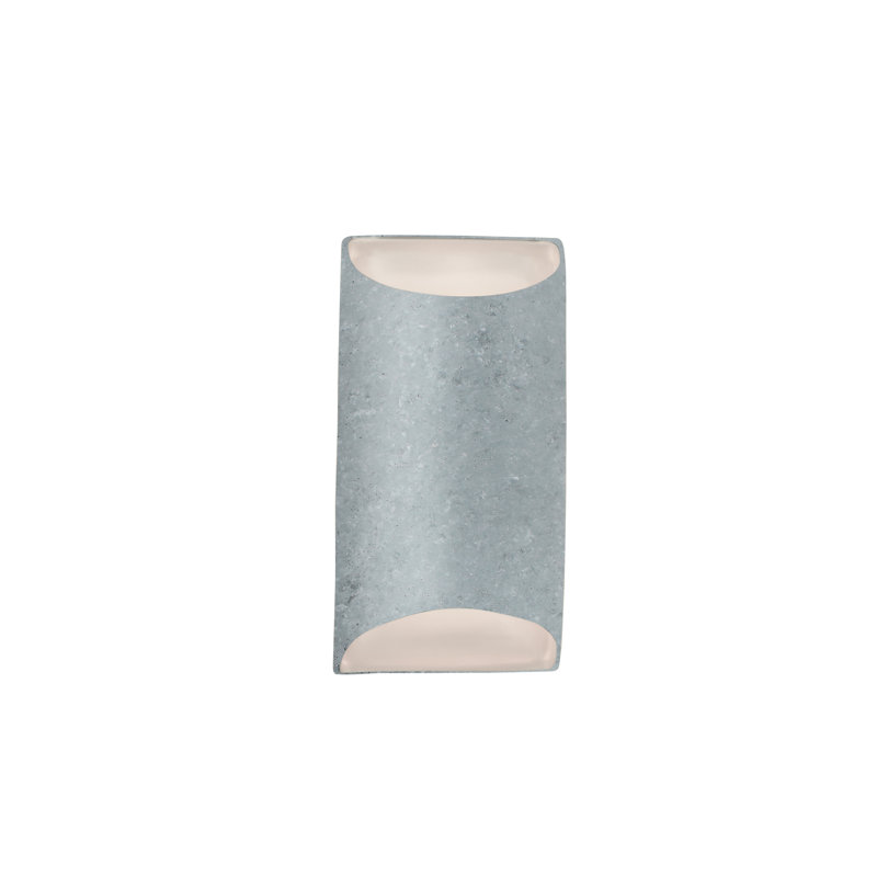Applique murale en céramique Azem, Incandescent, H 10,75 po x l 5,5 po x P 4 po, Béton