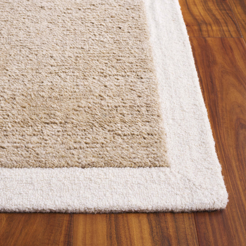 Metro Hand Tufted Wool; Cotton Solid Color Indoor Rug, Rectangle 6' x 9'