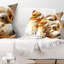 Coussin Glowing Brown Dog Head