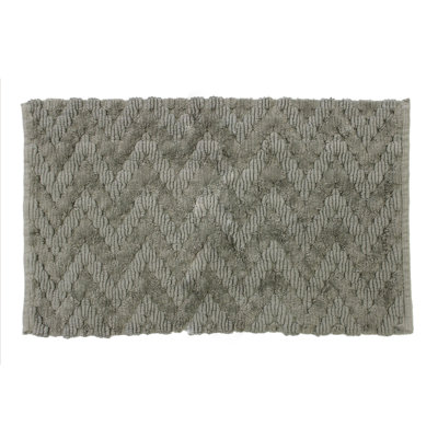 Tapis pour salle de bain zag zig