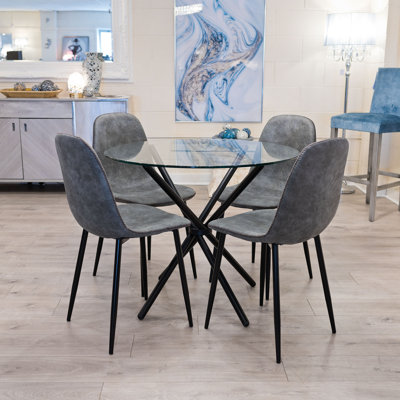 Nubuck 4 - Person Dining Set