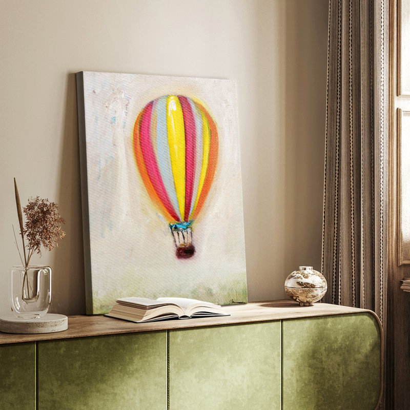 Montgolfière Lucky - galerie Cavas personnalisée, H 18 po x l 12 po