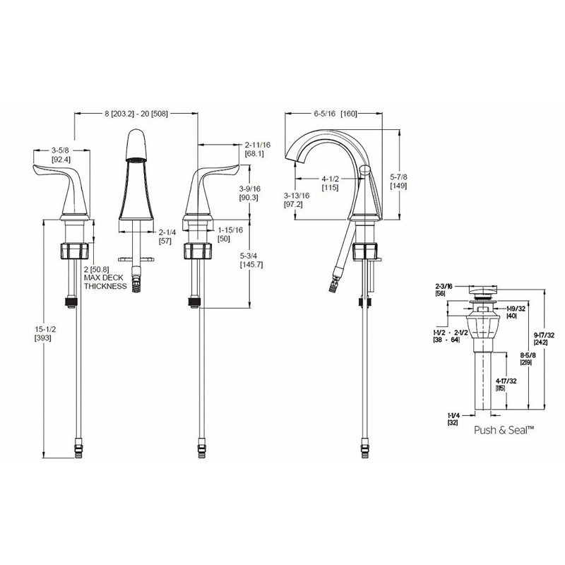 Willa Spot Defense Brushed Nickel Widespread Bathroom Faucet