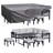 Aluminum Patio Furniture Set With Waterproof Cover-571015740