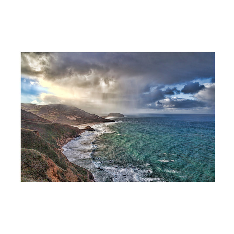 Art mural sur toile tendue - «Big Sur» de Darrell O’Sullivan pour décoration de salon, de chambre à coucher ou de bureau - 16 x 24