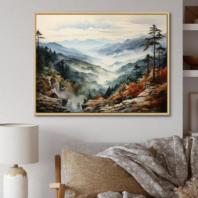 " Green White] Mountains Mystic Range "