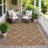 Machine Washable Indoor/Outdoor Chantille ACN2686 Geometric Rug-987324056-987324033