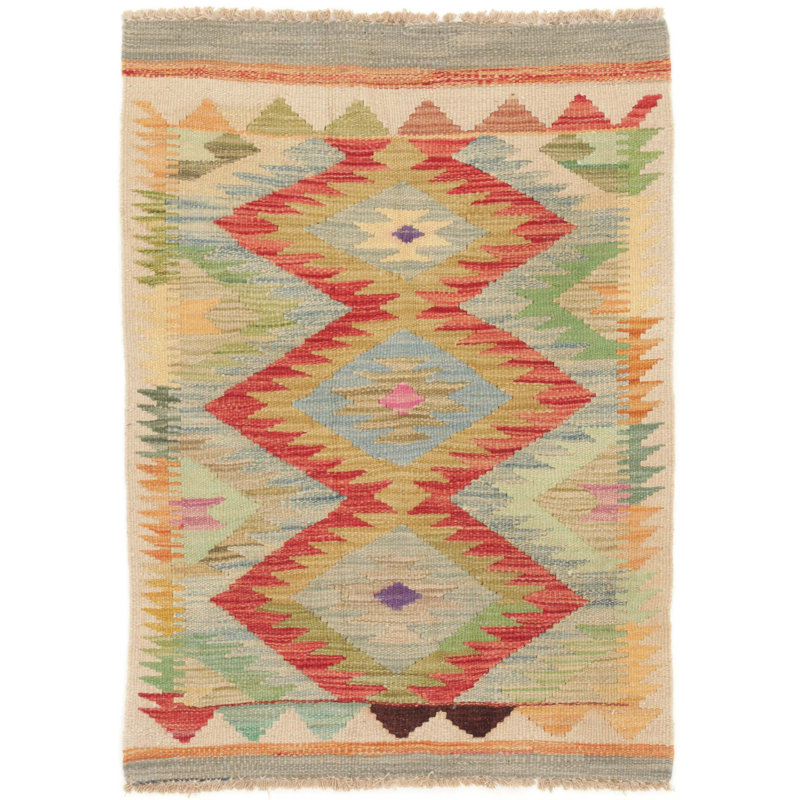 Southwestern Wool Hand Woven 60cm X 90cm Area Rug