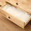 Console en bois d'hévéa massif