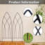 115cm H x 38cm W Metal Trellis