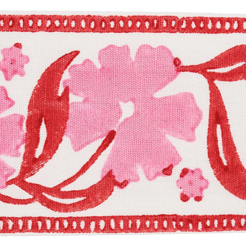 Ruban adhésif Adra, Rose/rouge