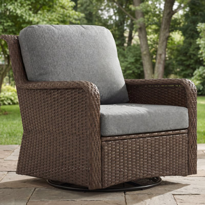 360-Swivel Outdoor Seating Group With Cushions