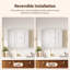 30'' W x 26'' H Surface Frameless Medicine Cabinet with Mirror and 2 Adjustable Shelves