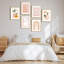 Décoration murale encadrée, ensemble d'inspiration boho abstraite et minimaliste, illustrations modernes et décoratives pour salon, chambre à coucher, bureau-116539810-116539814