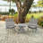 Grandcourt Fully Assembled All-Weather Outdoor Folding Patio Chair and Table 3 Piece Set-1856193870