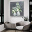 «Late Summer Bouquet 3 White Vase» par Julia Purinton, art mural en verre acrylique-1079018857