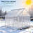 Silver Aluminum greenhouse