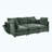 Coburn Chenille Upholstered Sectional Sofa with Movable Ottoman, Storage & USB Ports-600013290