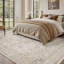 Tapis taupe doux lavable à la machine pour le salon, la chambre à coucher-129497912-130544538